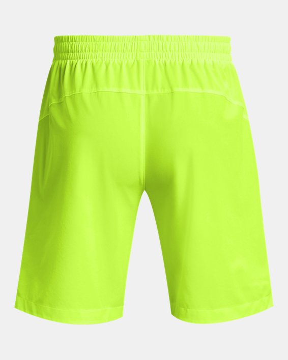 Men's Project Rock Woven Shorts in Green image number 7